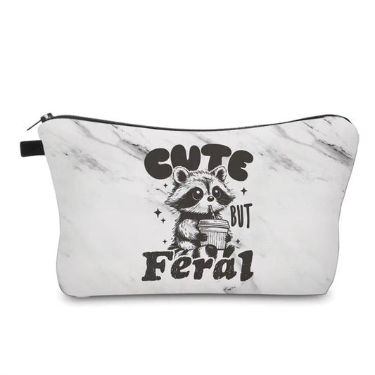 Pouch - Cute But Feral Raccoon