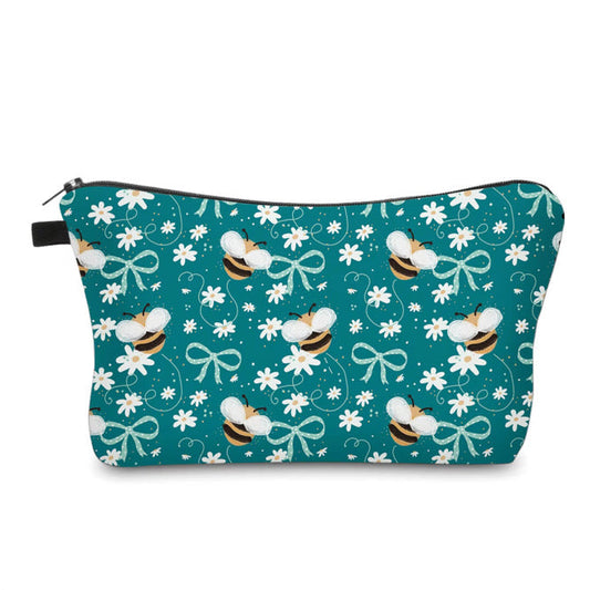 Pouch - Turquoise Bee