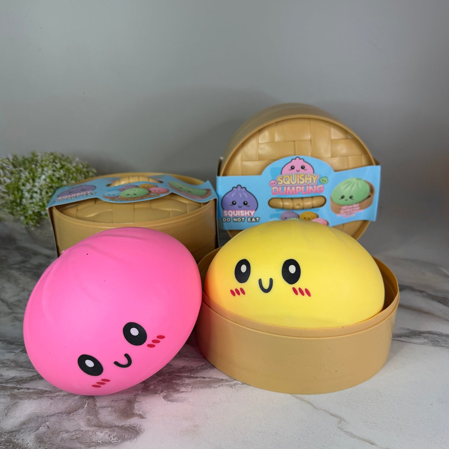 Squishy Toy - XL Jumbo Dumpling, Quick Squeeze Solid