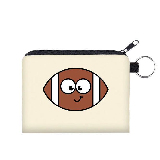 Mini Pouch - Football Face