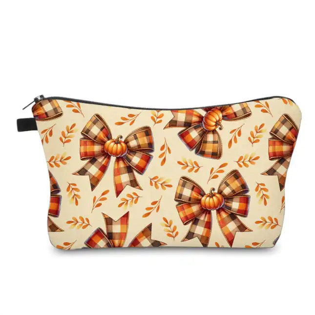 Pouch - Halloween Fall - Pumpkin Bow