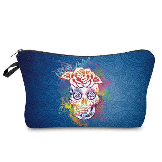Pouch - Halloween Fall - Paisley Skull