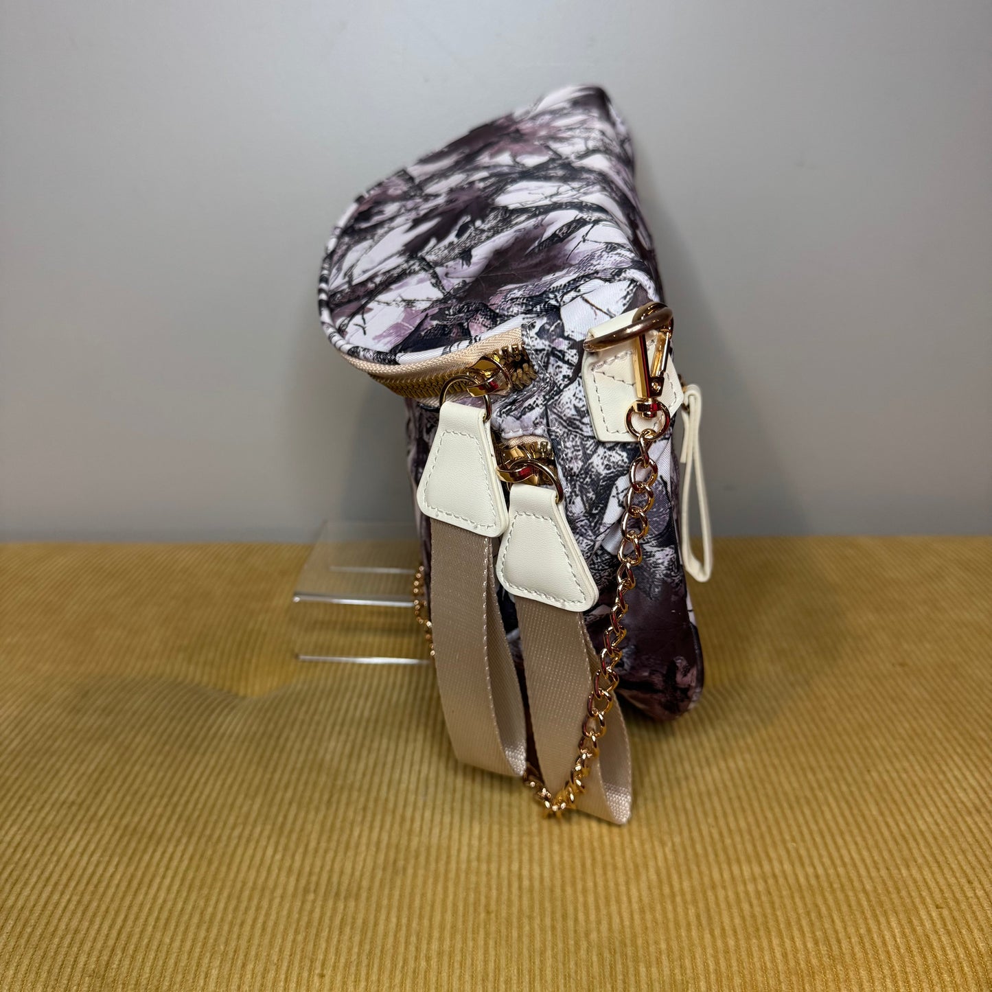 The Roni Nylon Crossbody - Branches Tree Camo