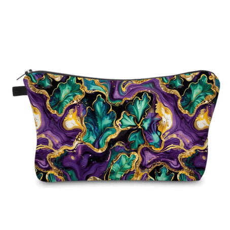 Pouch - Marble Purple Green
