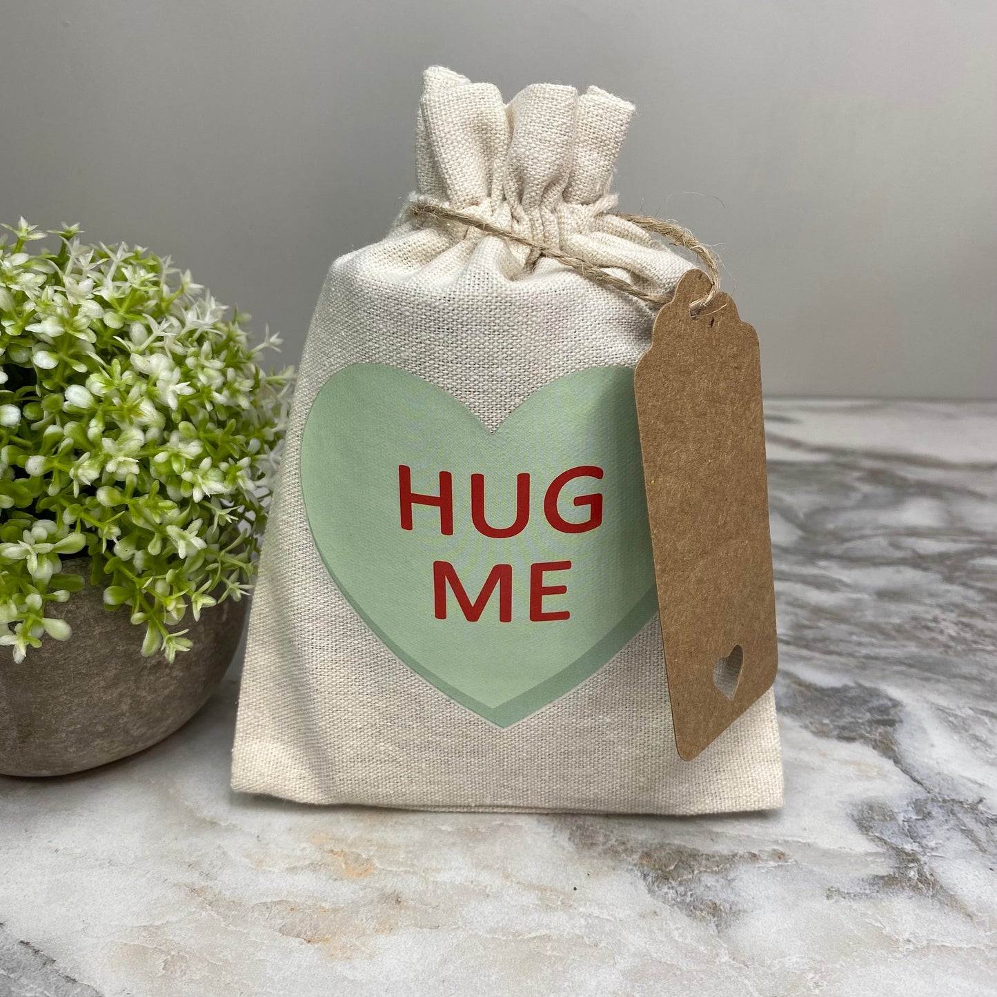 Mini Drawstring - Conversation Hearts Valentine’s Day