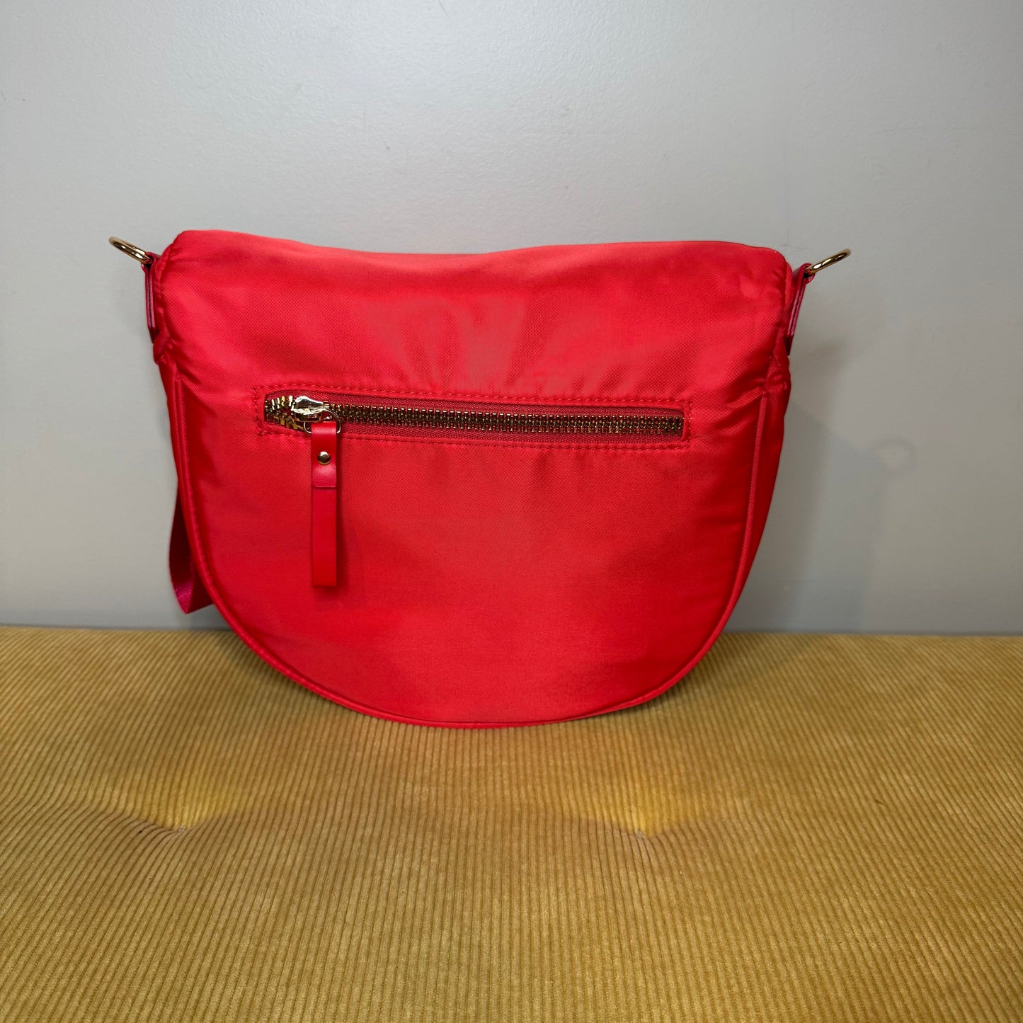 The Roni Nylon Crossbody - Solid Red