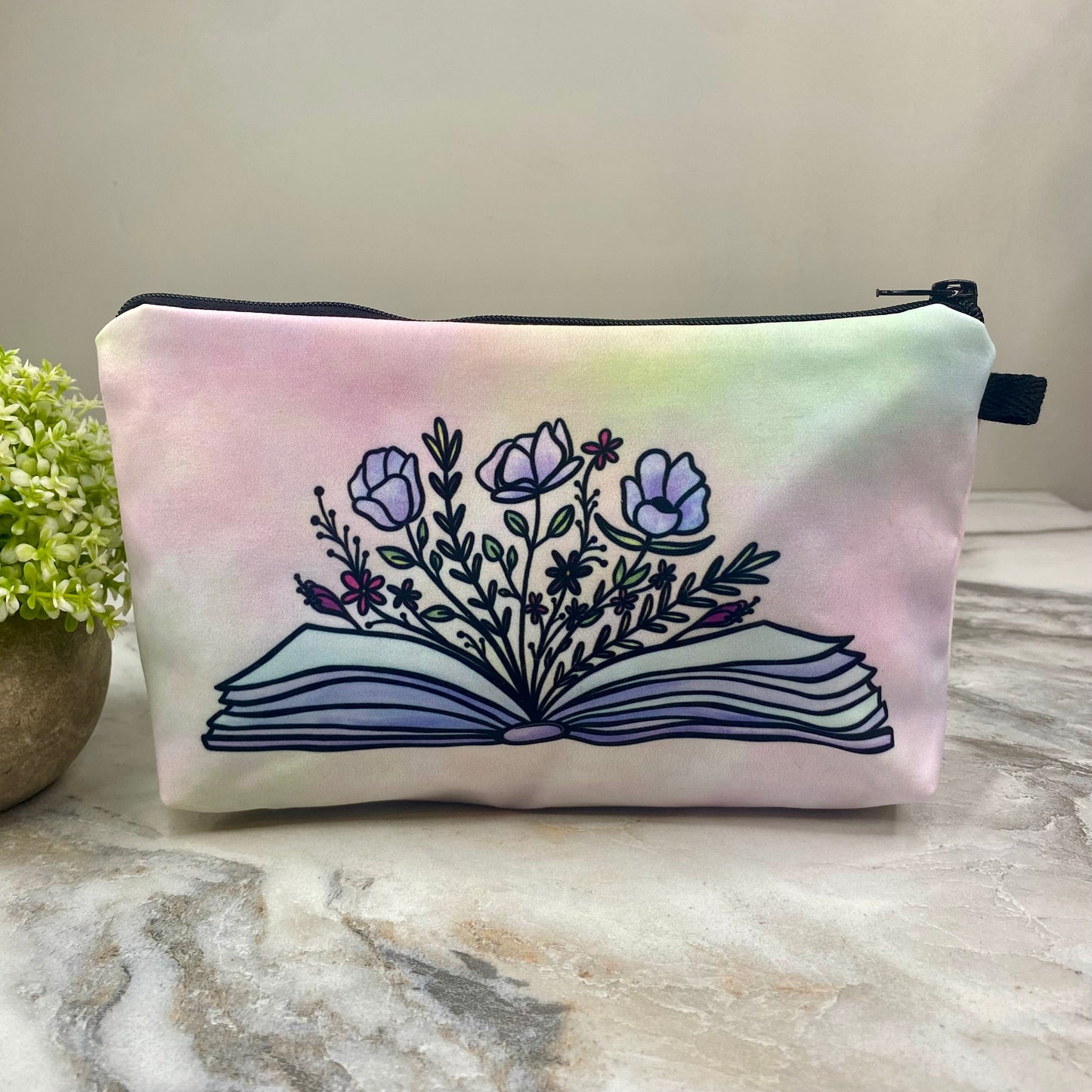 Pouch - Book Floral (Front & Back)