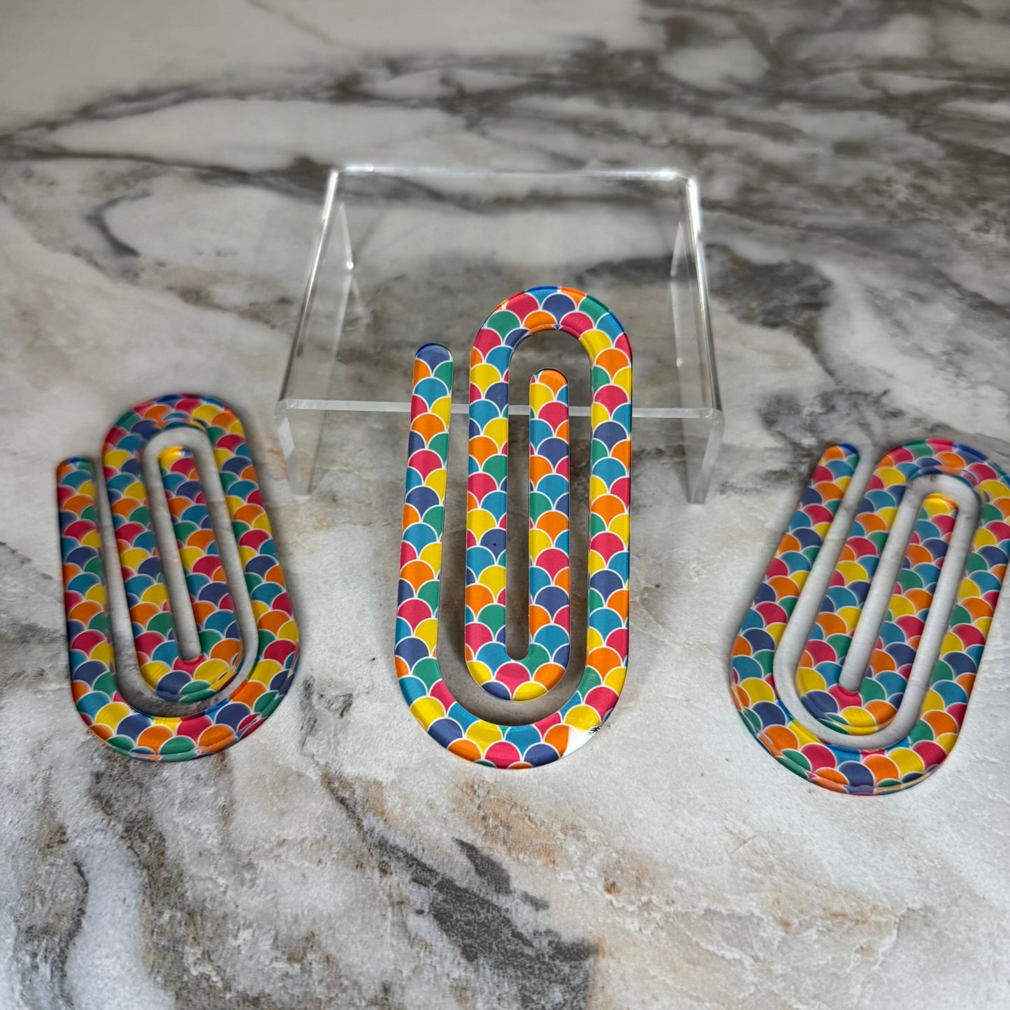 Jumbo Paperclip - Mermaid Rainbow