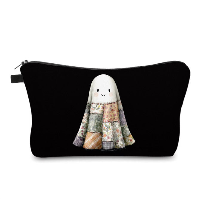 Pouch - Halloween Fall - Quilted Ghost