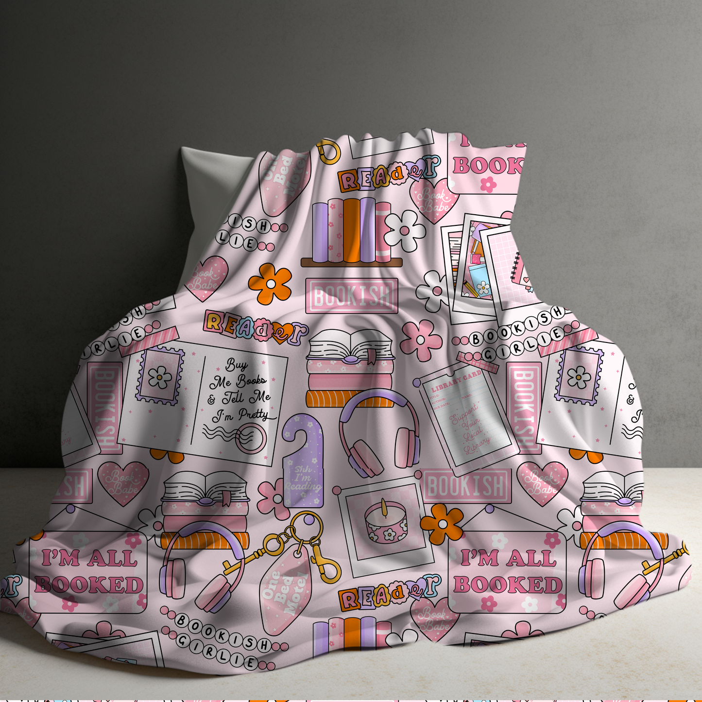 Blanket - Valentine’s Day - Bookish Heart - PREORDER