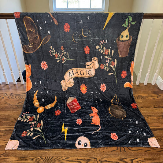 Blanket - Magic on Black