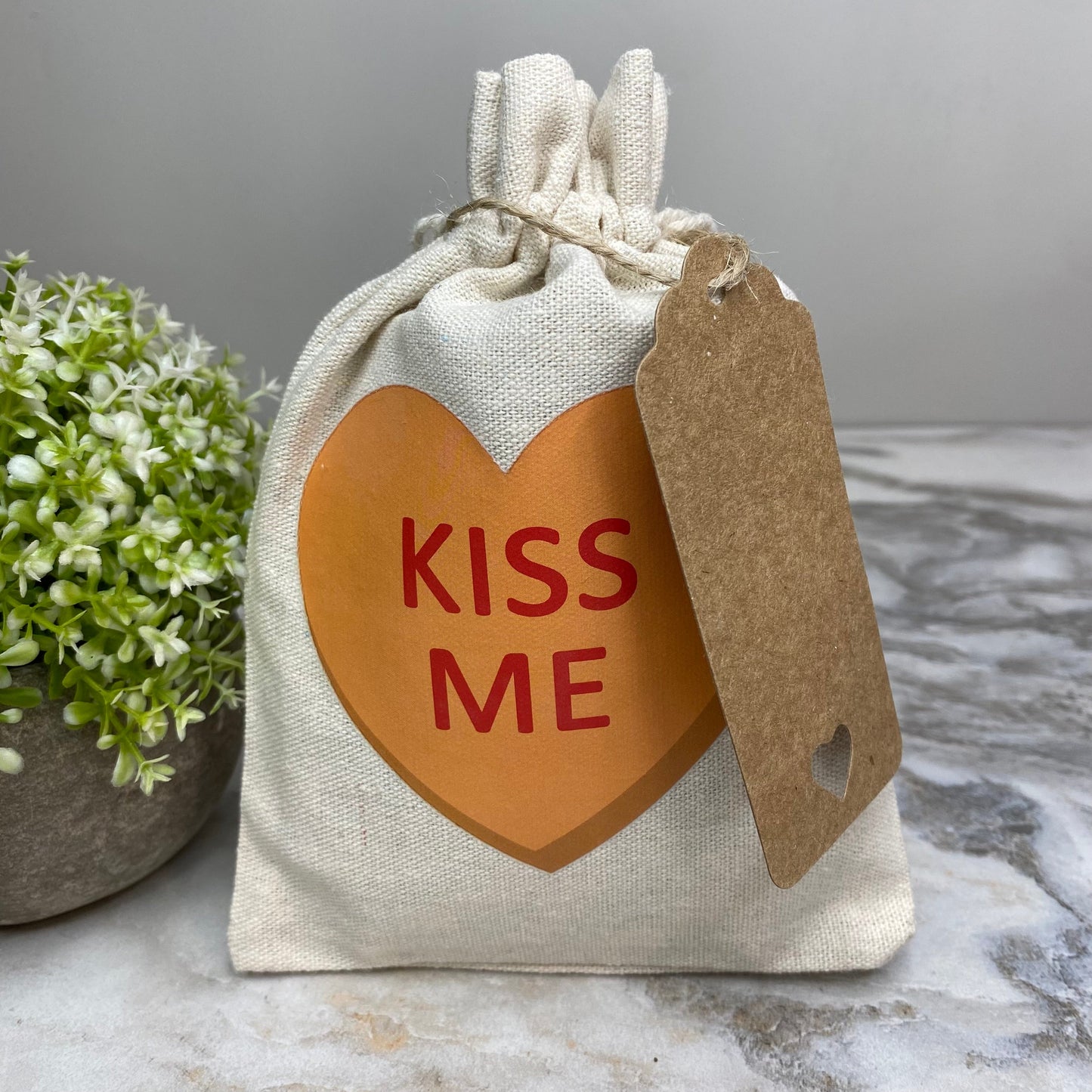 Mini Drawstring - Conversation Hearts Valentine’s Day