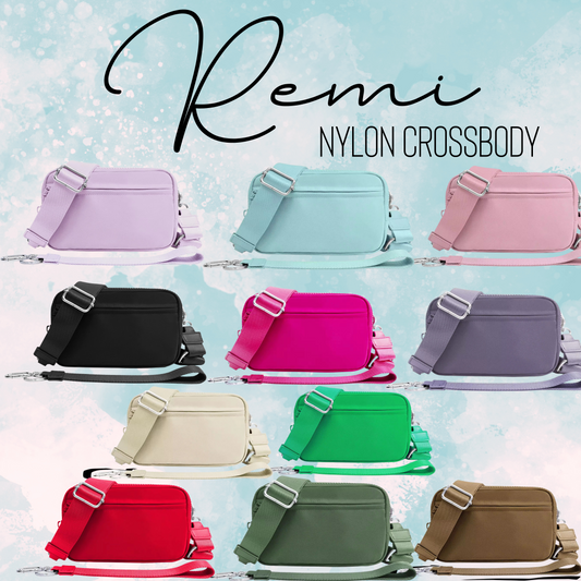 Remi - Nylon Crossbody Solid