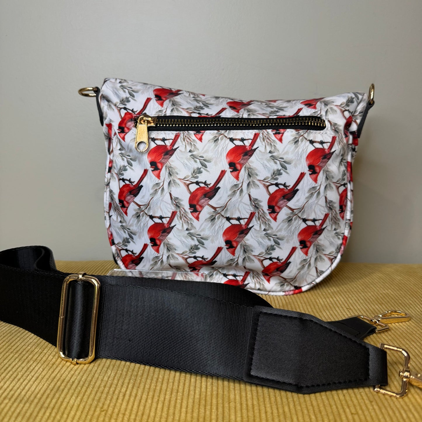 The Roni Nylon Crossbody - Cardinal