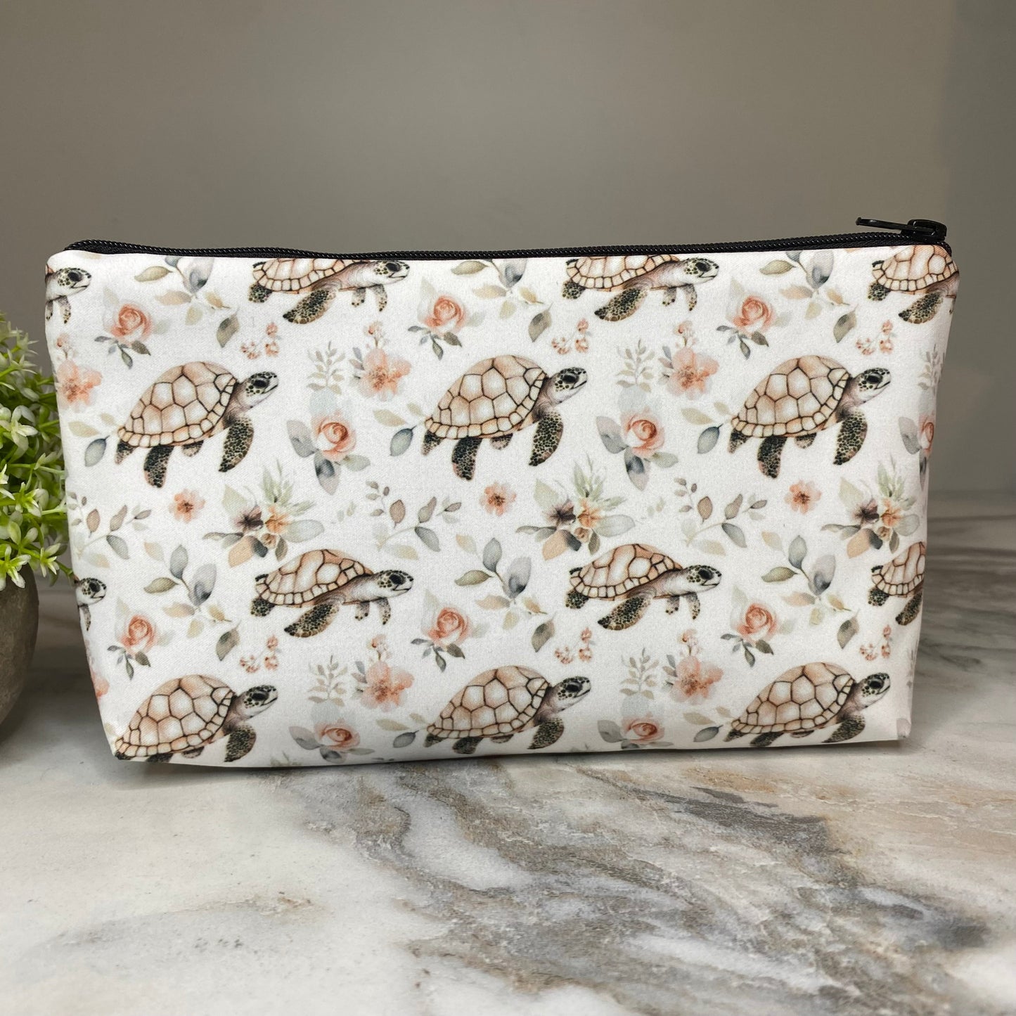 Pouch - Turtle Floral