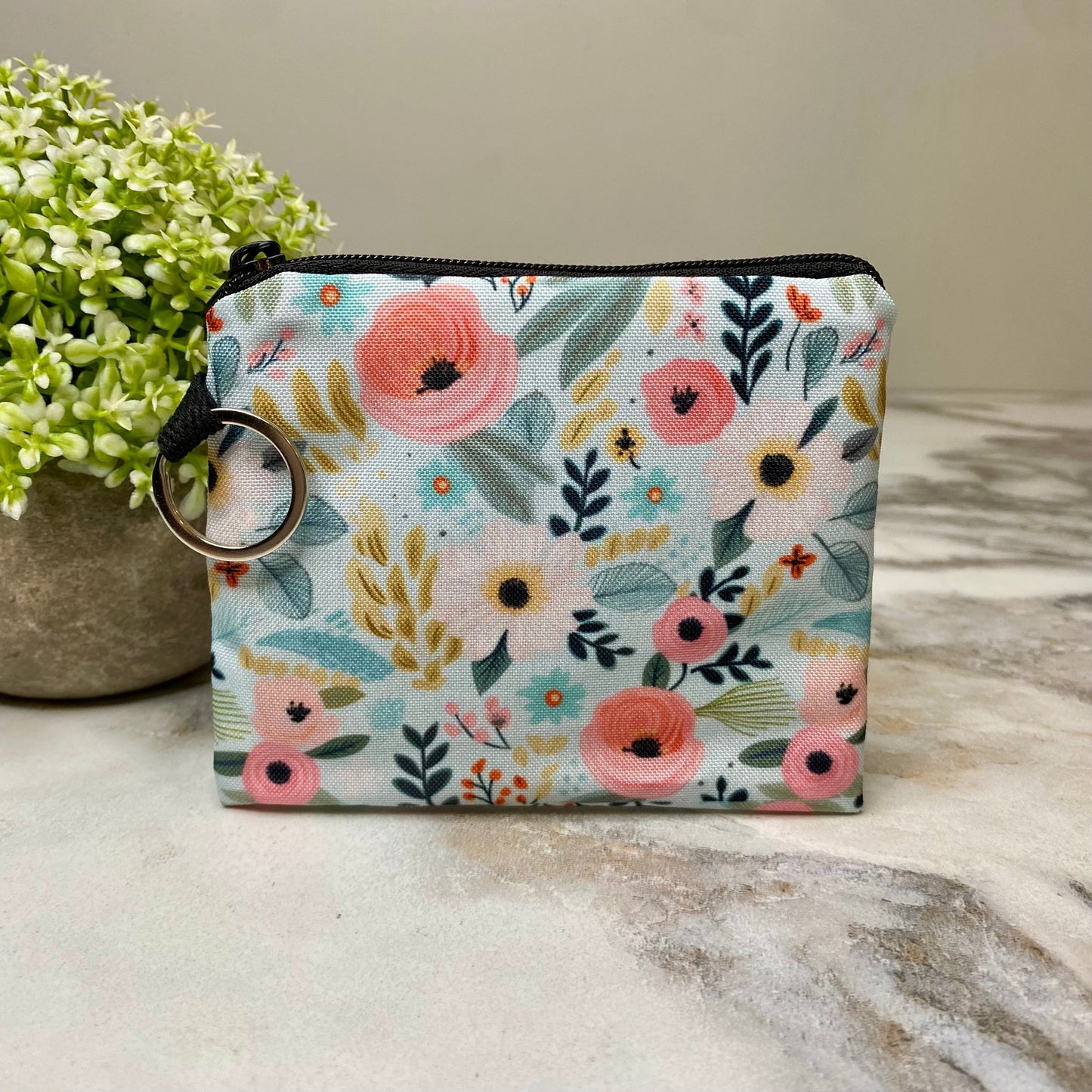 Mini Pouch - The Most Amazing Mint Floral