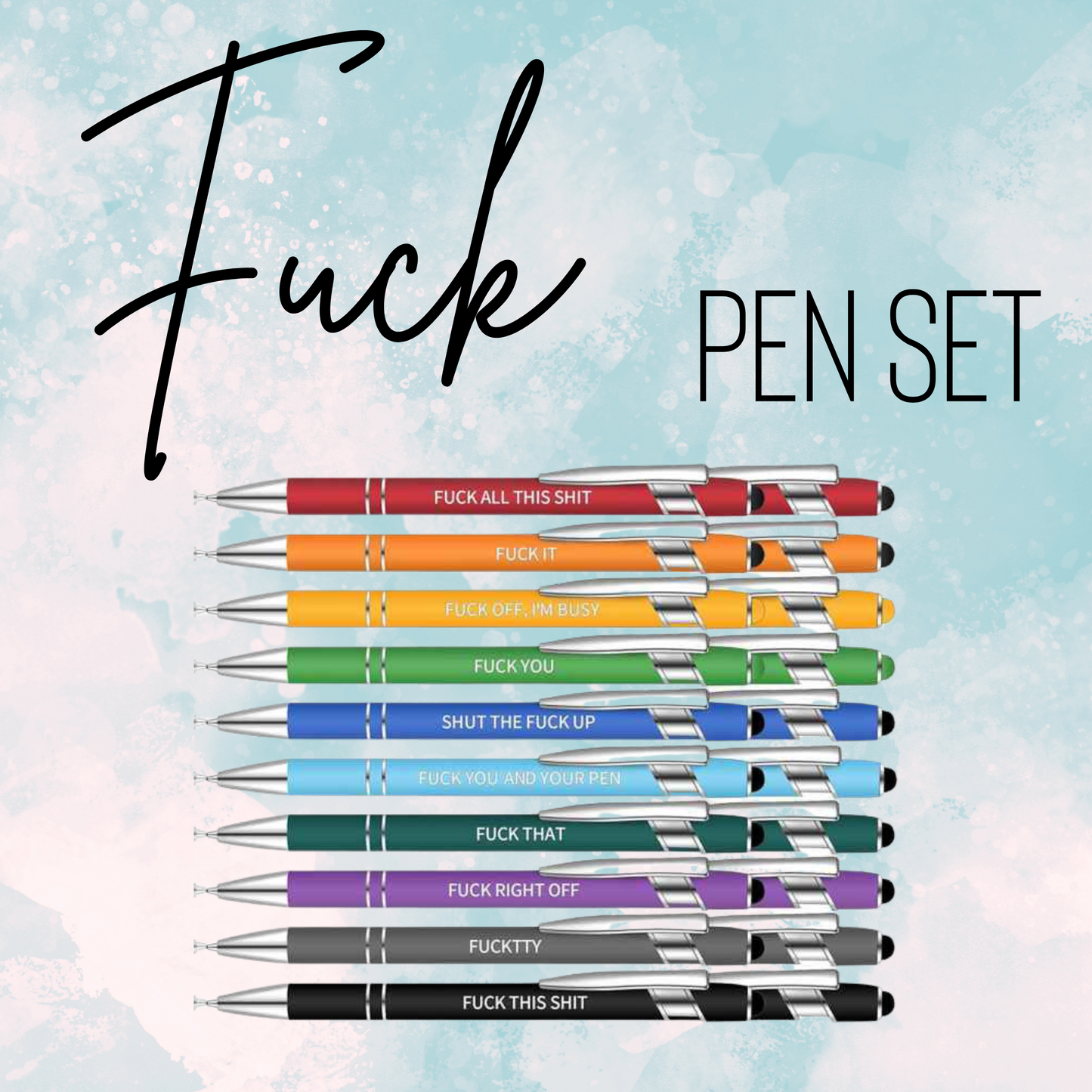 Pen and Stylus - Adult, Fuck, F Word, Swear