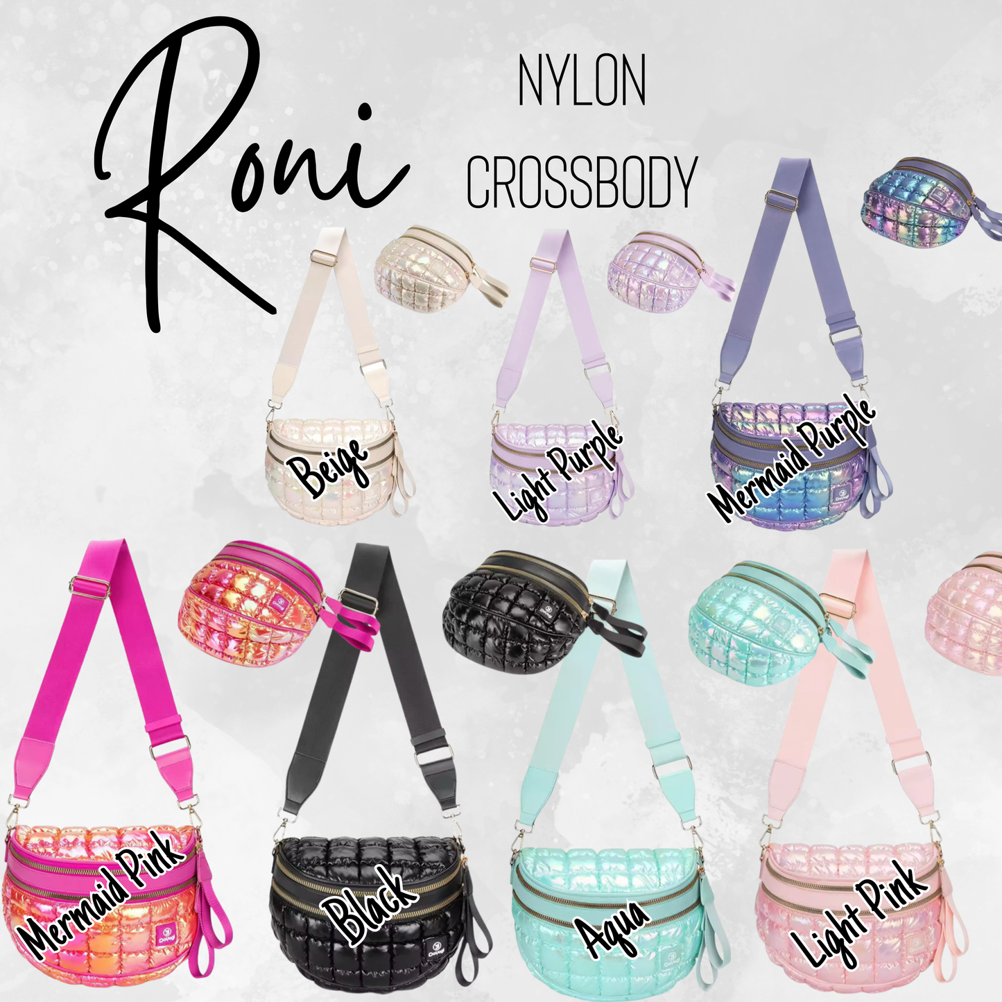 The Roni Nylon Crossbody - Puffer